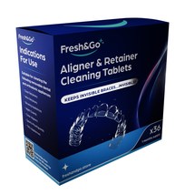 Fresh & Go aligner- és retainer-tisztítótabletták